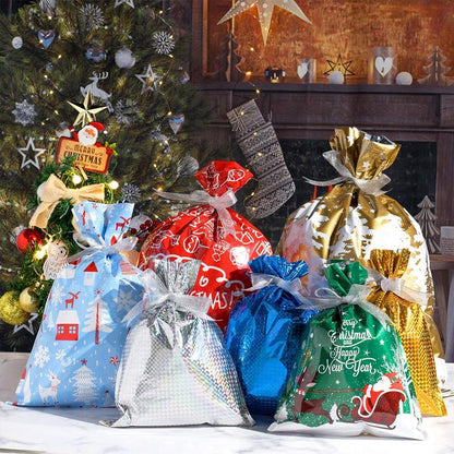 Christmas Sales 50% OFF-Drawstring Christmas Gift Bags